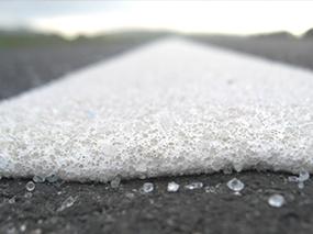 Drop on material glass beads and aggregates
