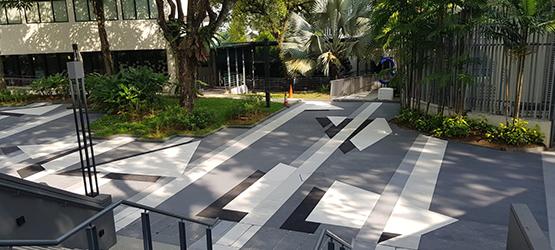 Stunning street art solution in Singapore