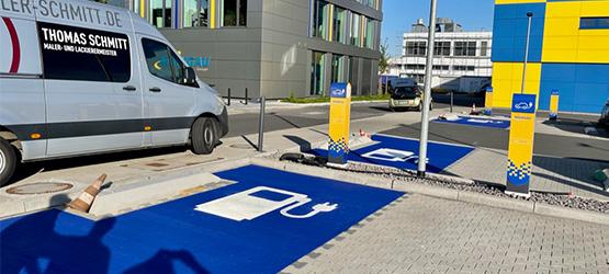 Charging up on e-parking spaces