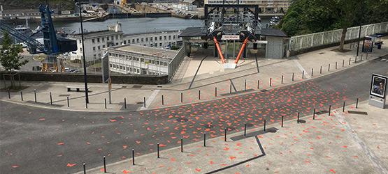 Très bien! Beautiful marking in Brest