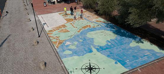 Large DecoMark™ map guides tourists in Finland